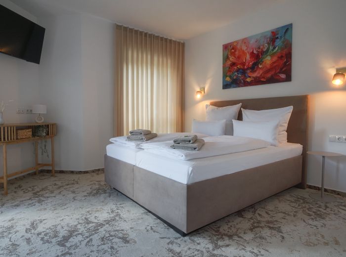 Doppelzimmer Standard in der Pension am Markt in Grünheide
